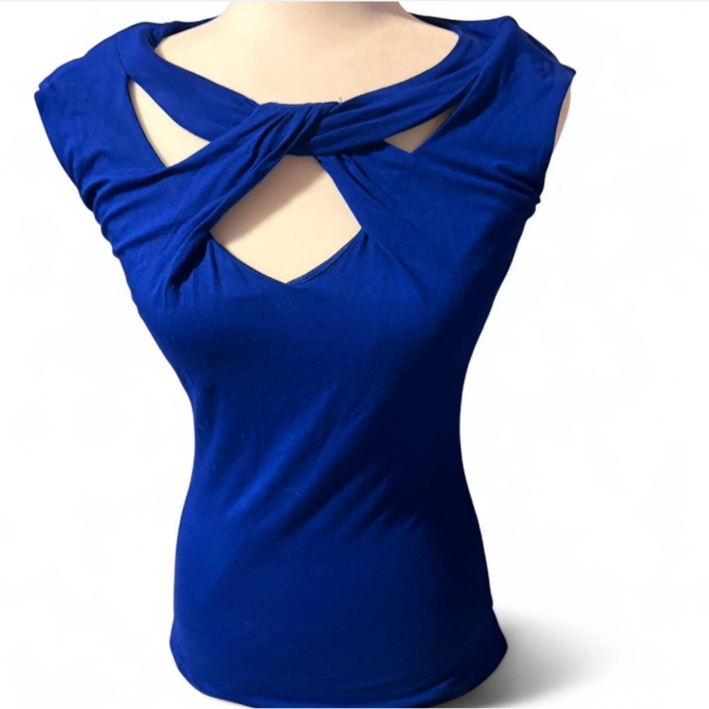 INC Cobalt Blue Sleeveless Top